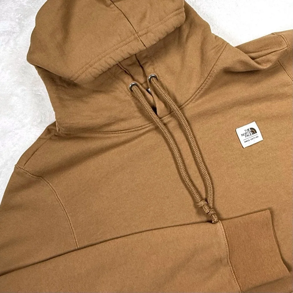 The North Face Circular Design Hoodie‎ Men's Large Brown Pullover Sweatshirt